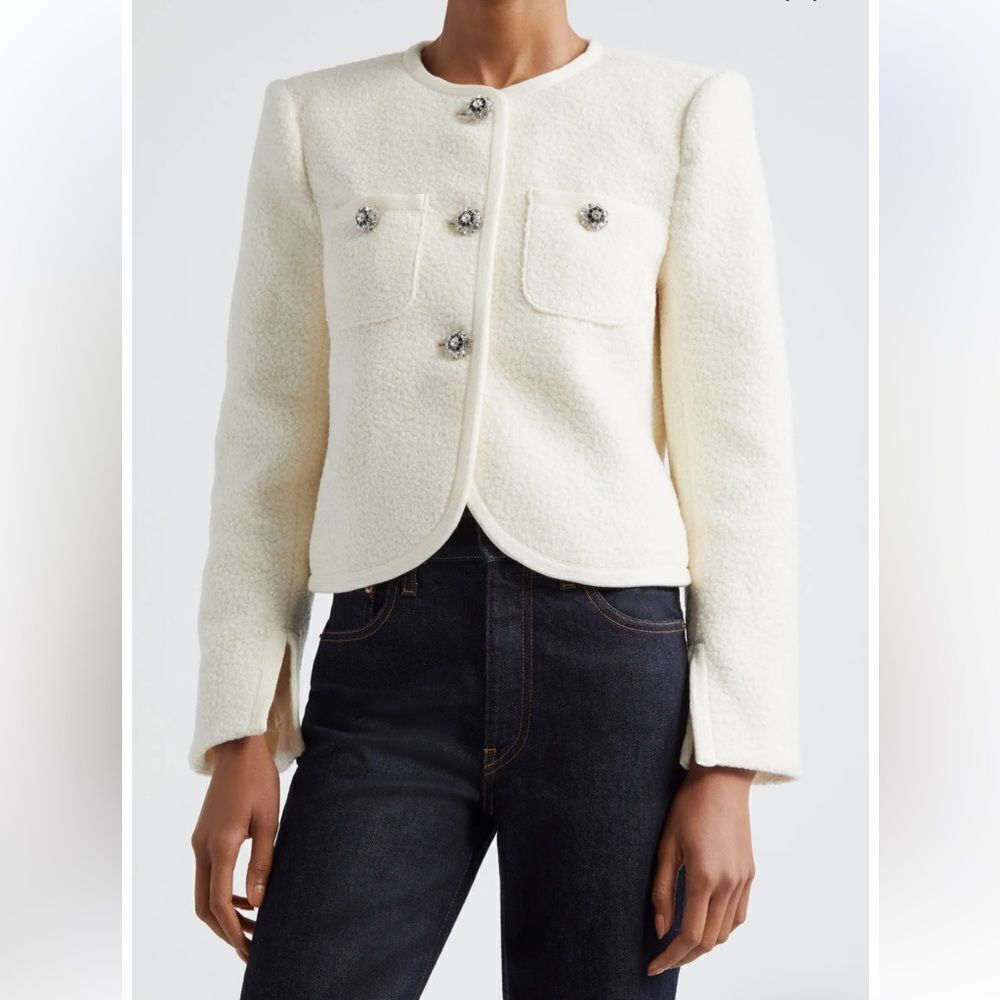 Cinq a sept junia boucle jacket